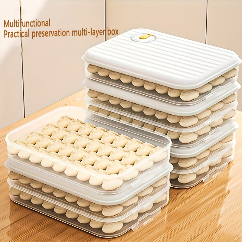 BPA Free 6pcs Portable Children Baby Food Container Refrigerator Freezing  Cubes with Tray Stackable Storage Box