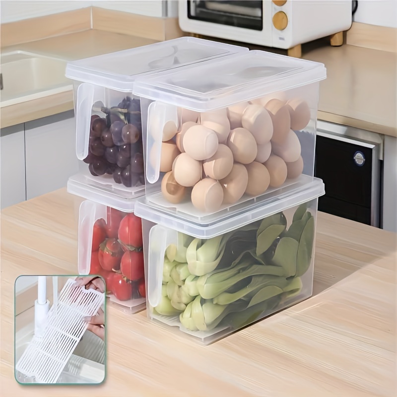 Lettuce Keeper For Fridge Reusable Food Saver Box Tomato Garlic Onion Lemon  Keeper Refrigerator Clear Box With Cover Lettuce - AliExpress