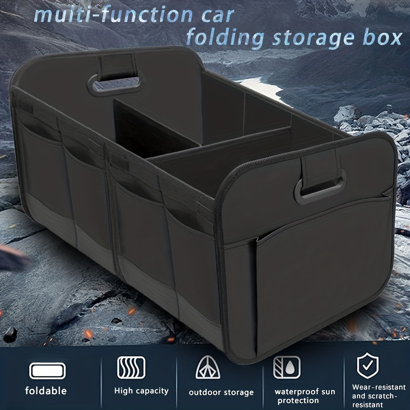 Indoor And Outdoor Storage Box Multifunctional Collapsible - Temu