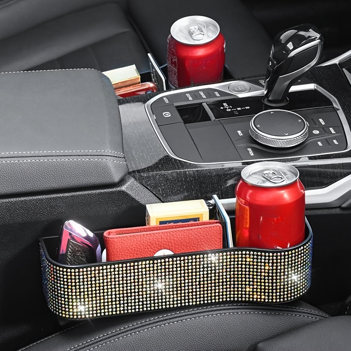 Auto Sundries Box Storage Box Car Seat Slit Gap Organizer Storage Pocket  Multifunction Driver Seat Catcher Bag key phone Holder - AliExpress