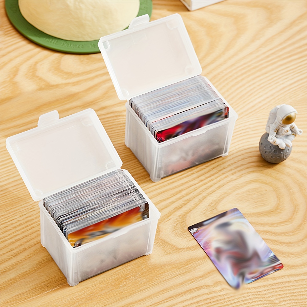 1pcs/2pcs Rectangle Plastic Bead Containers, Flip Top Bead Storage, 6x  Compartments, White Storage Box 