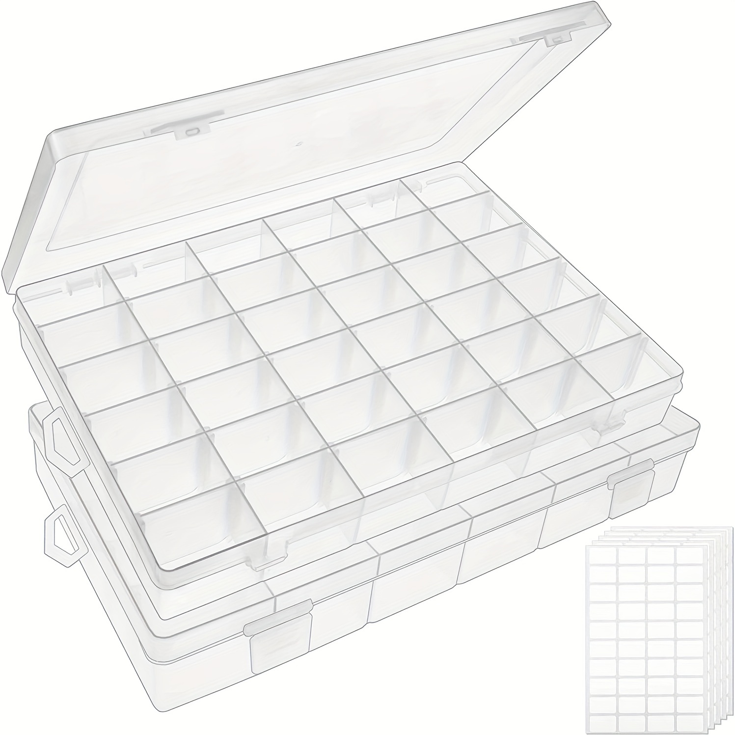 10/15/24 Grids Jewelry Tool Box Gift For Beads Jewelry Earring