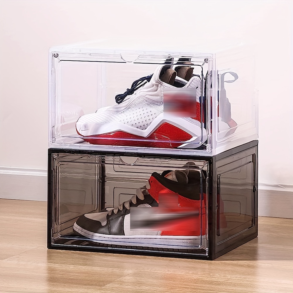 1pc Caja Almacenamiento Zapatos Transparente Organizador - Temu
