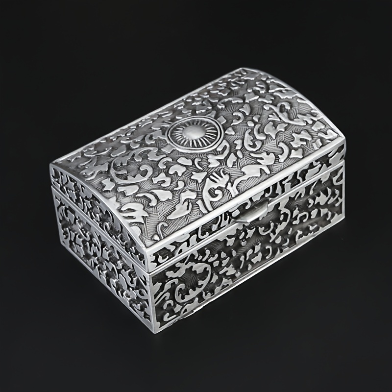 Mini cajas metálicas con bisagras para guardar tus tesoros