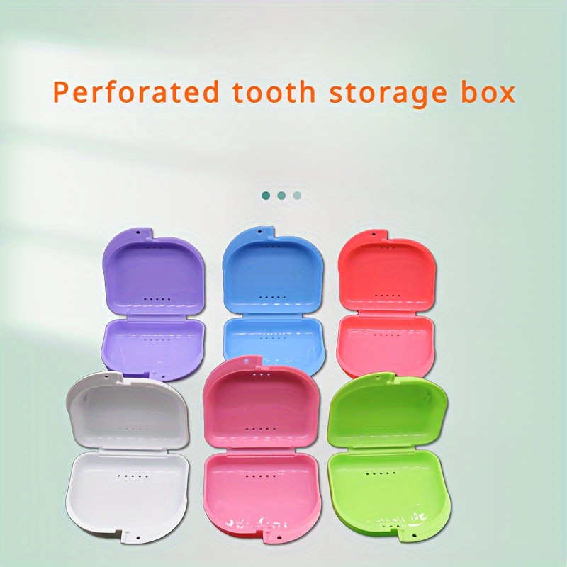 Press Shell Dental Box Transparent Dental Retainer Box - Temu