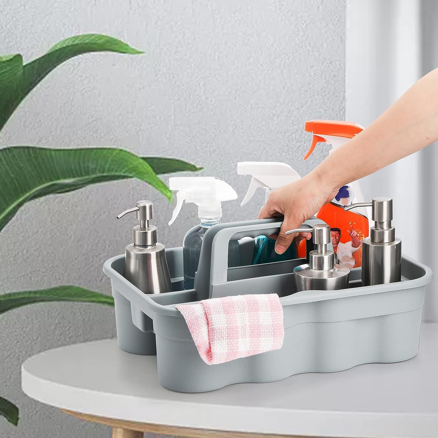 Cleaning Caddy For Cleaning Supplies - Temu