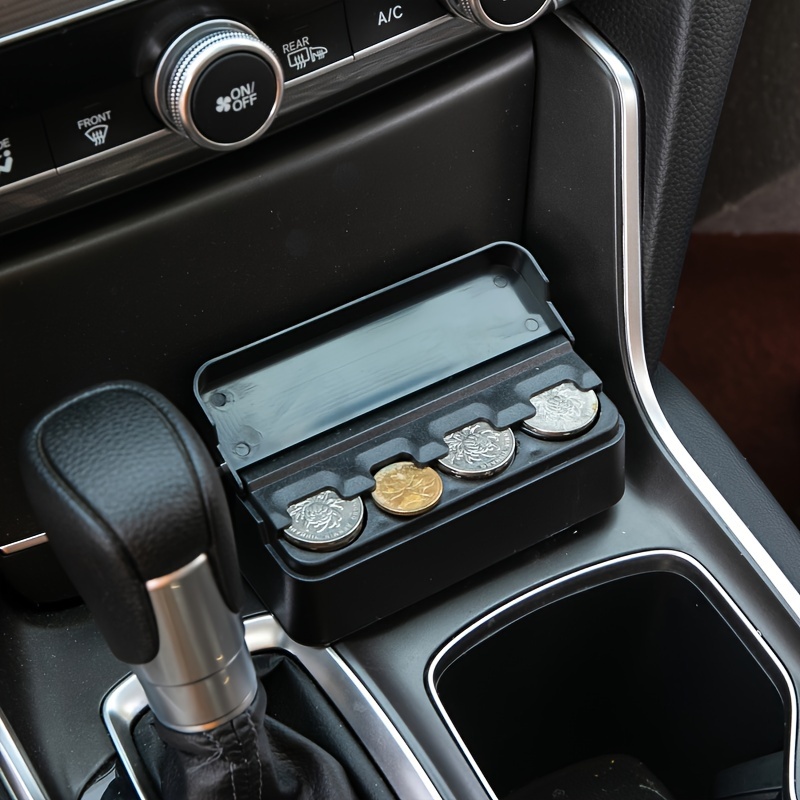 Münzhalter fürs Auto, Classic Black Premium Auto Car Portable Mini Plastic  Coin Holder Storage Box Case Container Coins Organizer Storage Bag :  : Auto & Motorrad