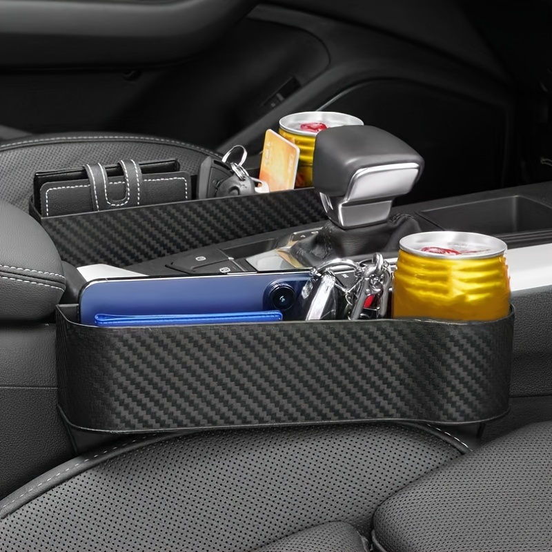 2 Arten Autositz-Lücken-Aufbewahrungsbox, wasserdichtes Leder