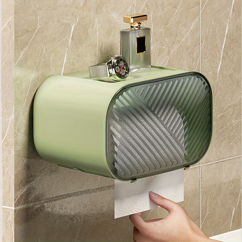 Soporte de papel higiénico negro de granja moderna, soporte de papel  higiénico minimalista para baño, accesorios de baño -  España