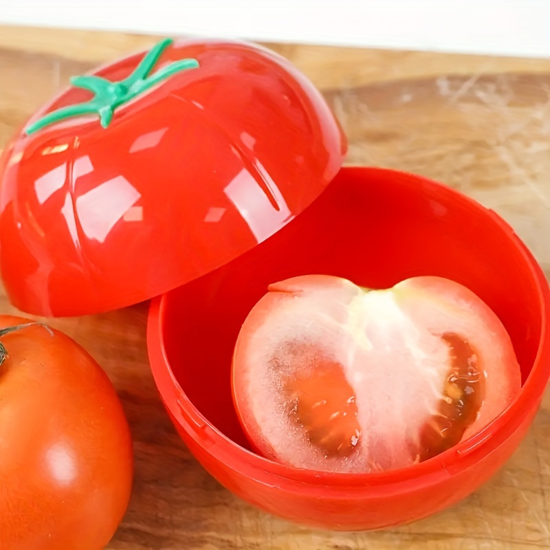 Transparent Cuisine Fruits Économiseur Légumes Gardien pour L'ail Oignon  Citron Tomate Orange Poivron Vert Conteneur De Stockage - AliExpress