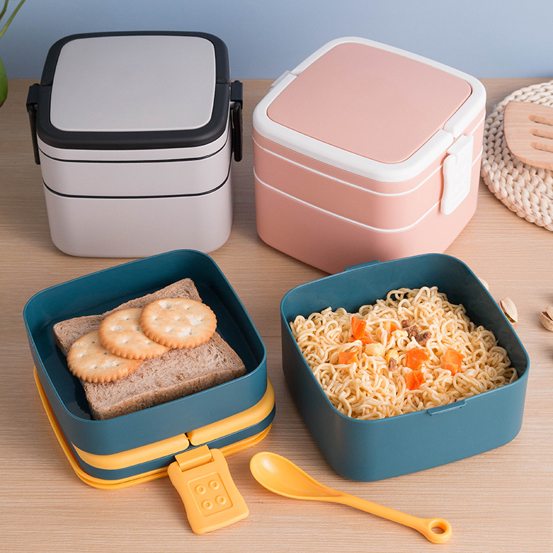 1450ml Lunch Box High Food Container Eco Friendly Bento Box Lunch Japanese  Food Box Lunchbox Meal Prep Containers Wheat Straw - Lunch Box - AliExpress