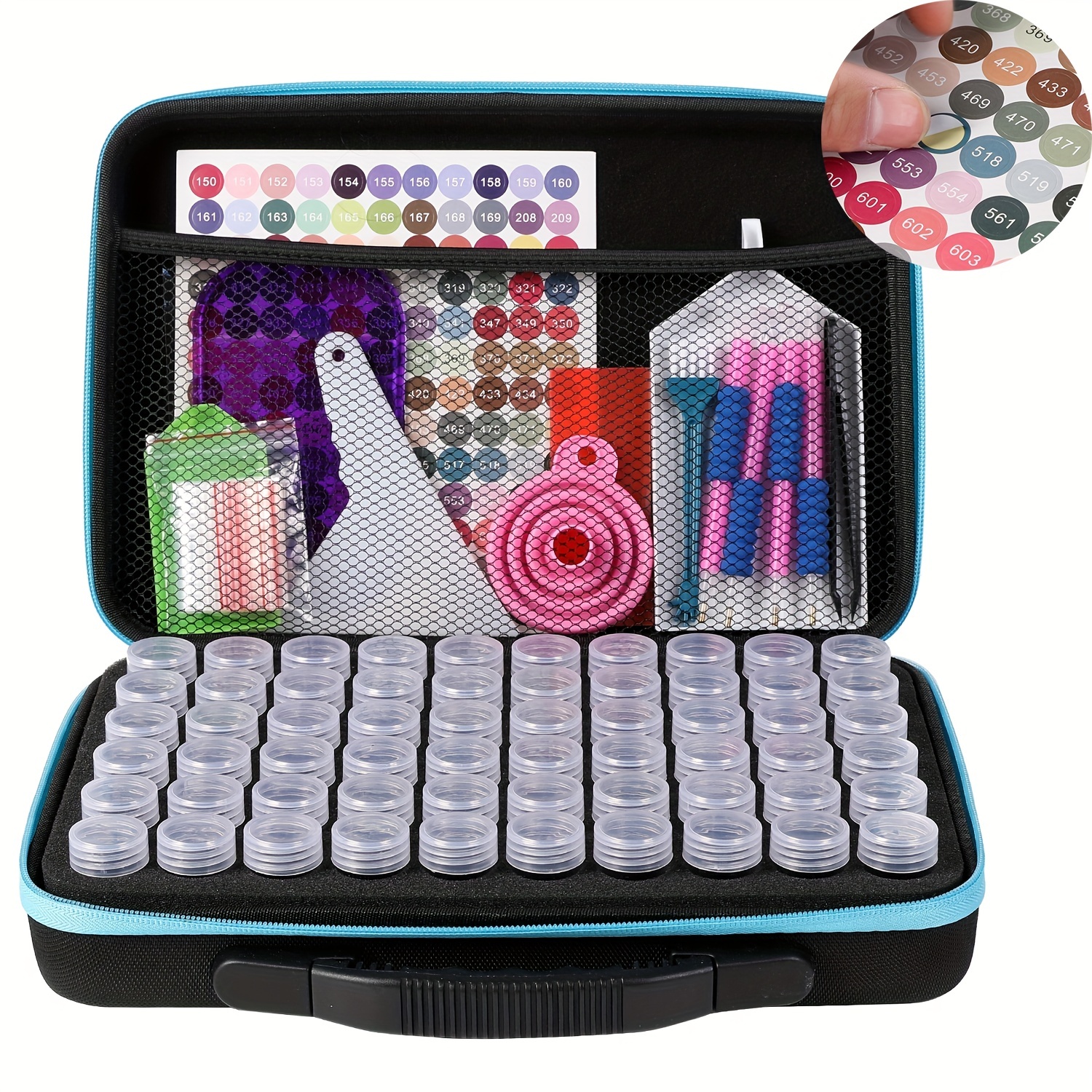 240 Containers Diamond Painting Storage Case for Beads