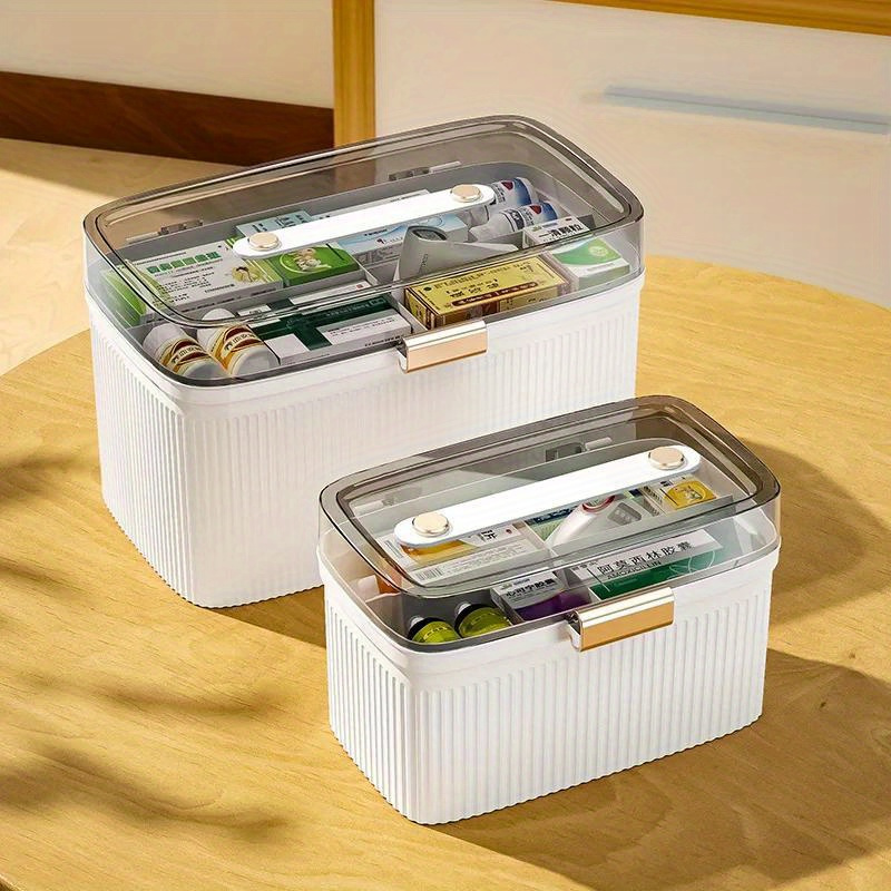 mumisuto Medical Storage Box, Small Medicine Storage Box Clear Portabl –  BABACLICK