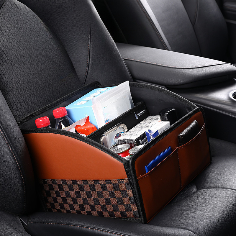 Leather Car Seat Filler Universal Car Seat Pockets - Temu