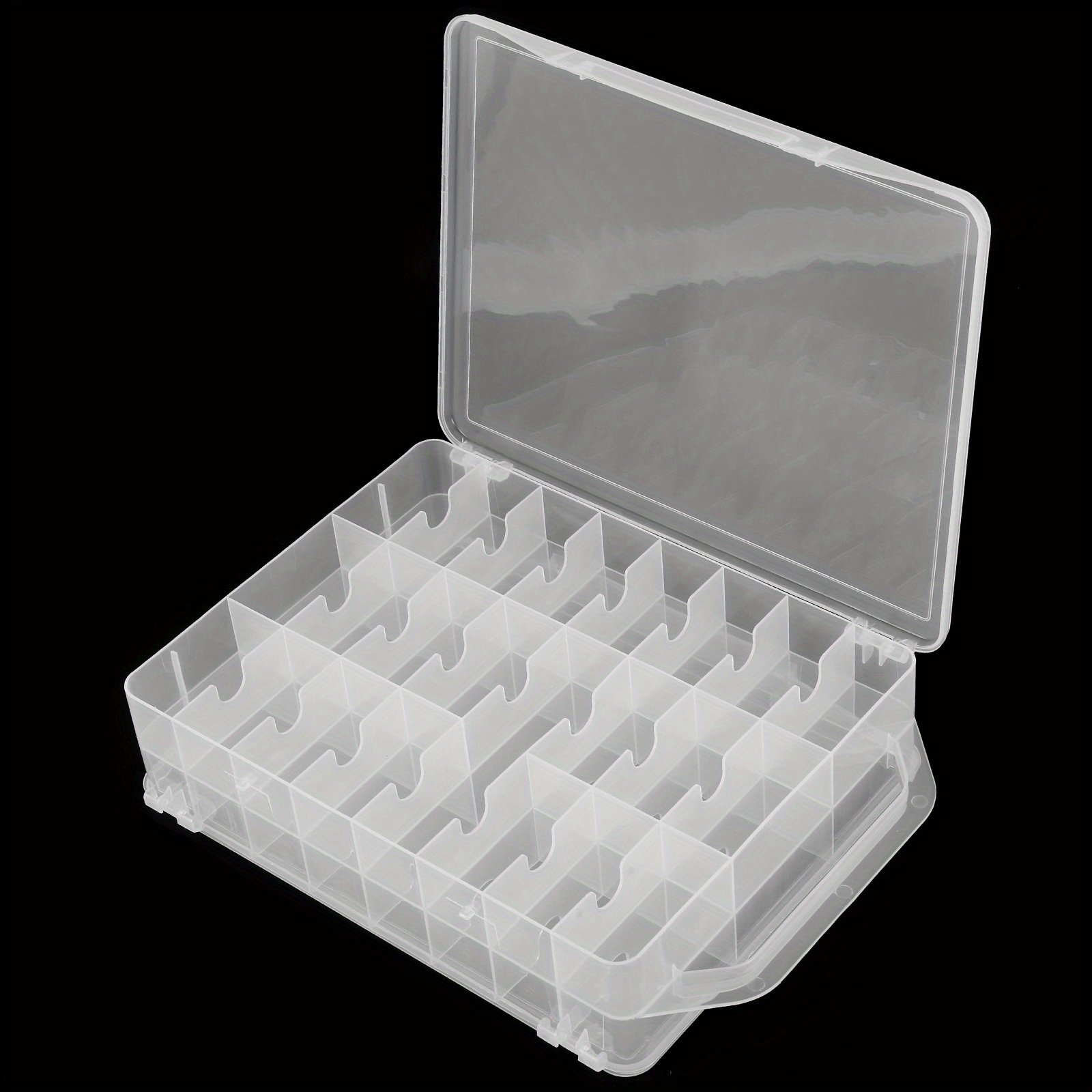 Caja de almacenamiento plegable de tres capas de 12 pulgadas, estuche de  manualidades de arte, caja de herramientas portátil para costura,  maquillaje