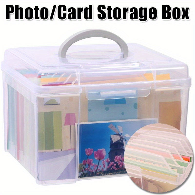 Photo Storage Box 4x6Inch 18 Inner Photo Case Large Photo Organizer  Acid-Free Photo Box Storage Photo Keeper Photo Case - AliExpress