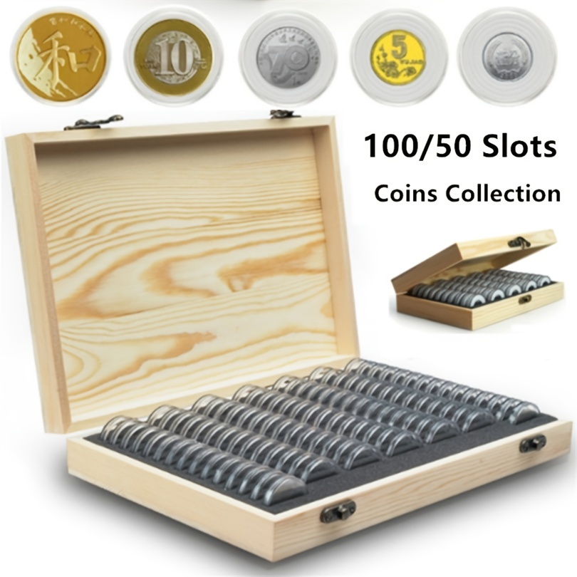 Large Capacity Large Coin Storage Book Stamp Badge - Temu