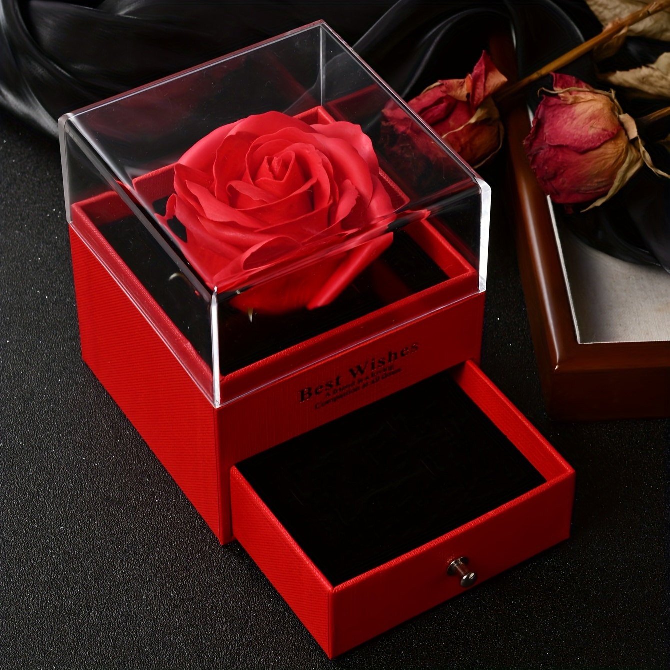 1 Pack Caja De Jabón En Forma De Corazón Con Flores De Rosa - Temu Mexico