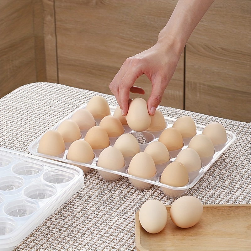 1pc Silicone Multi-grid Boiled Egg Holder, Minimalist Solid Color