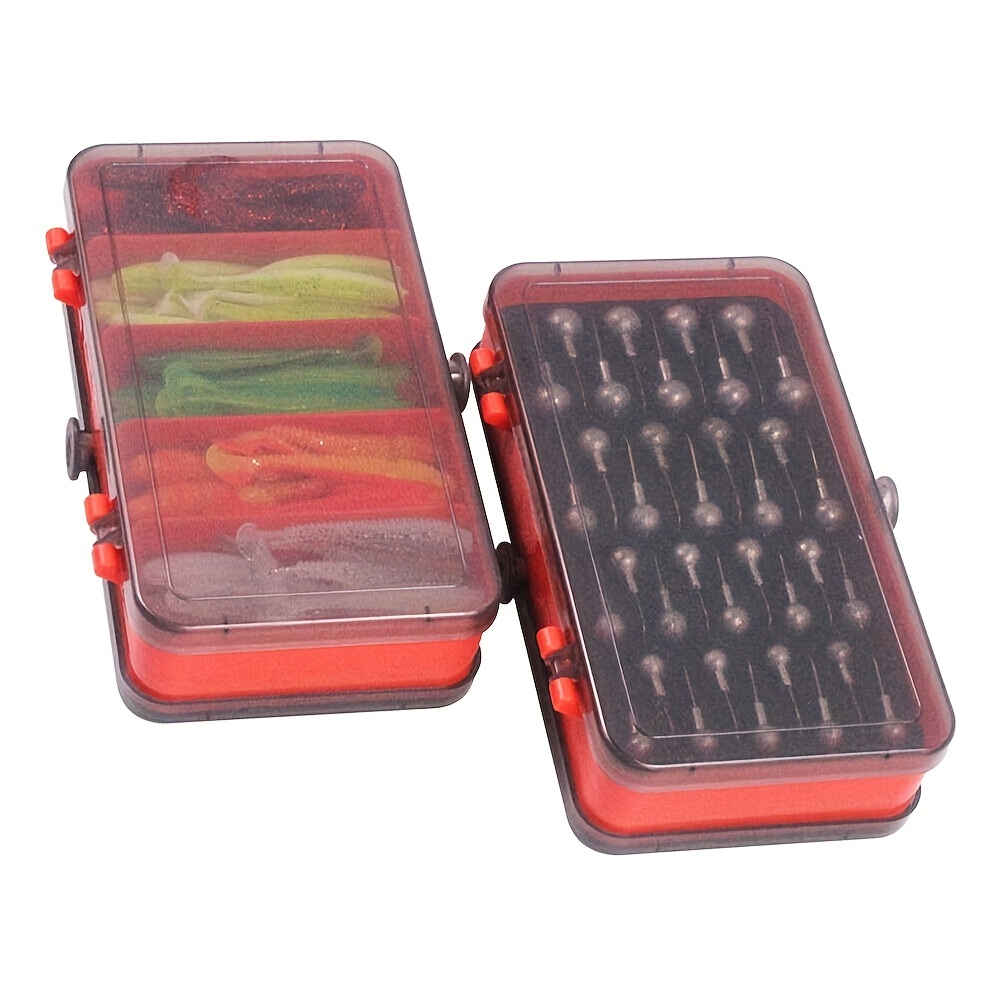 Proberos Double sided Waterproof Fishing Tackle Box Plastic - Temu, Plastic  Tackle Box 