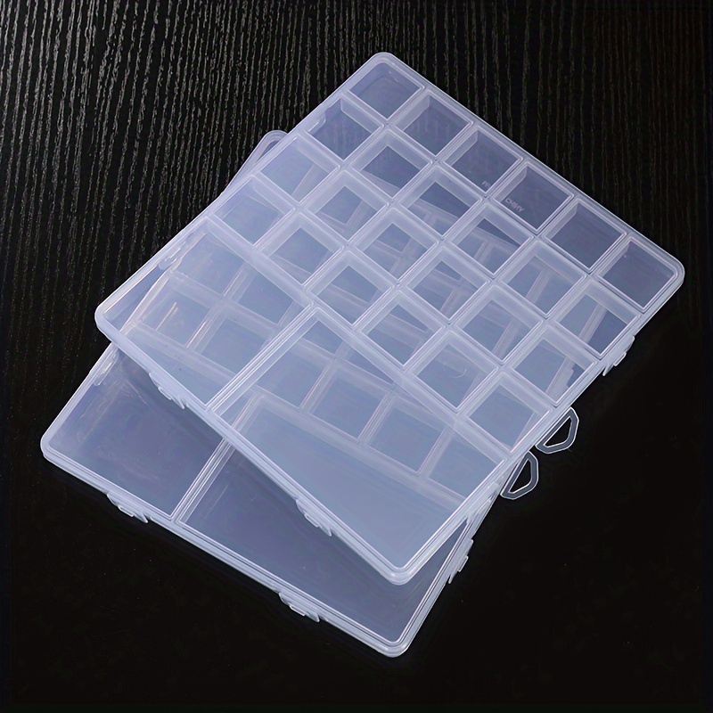 Small Plastic Case For Small Items Clay Bead Container Small Storage Box  Transparent