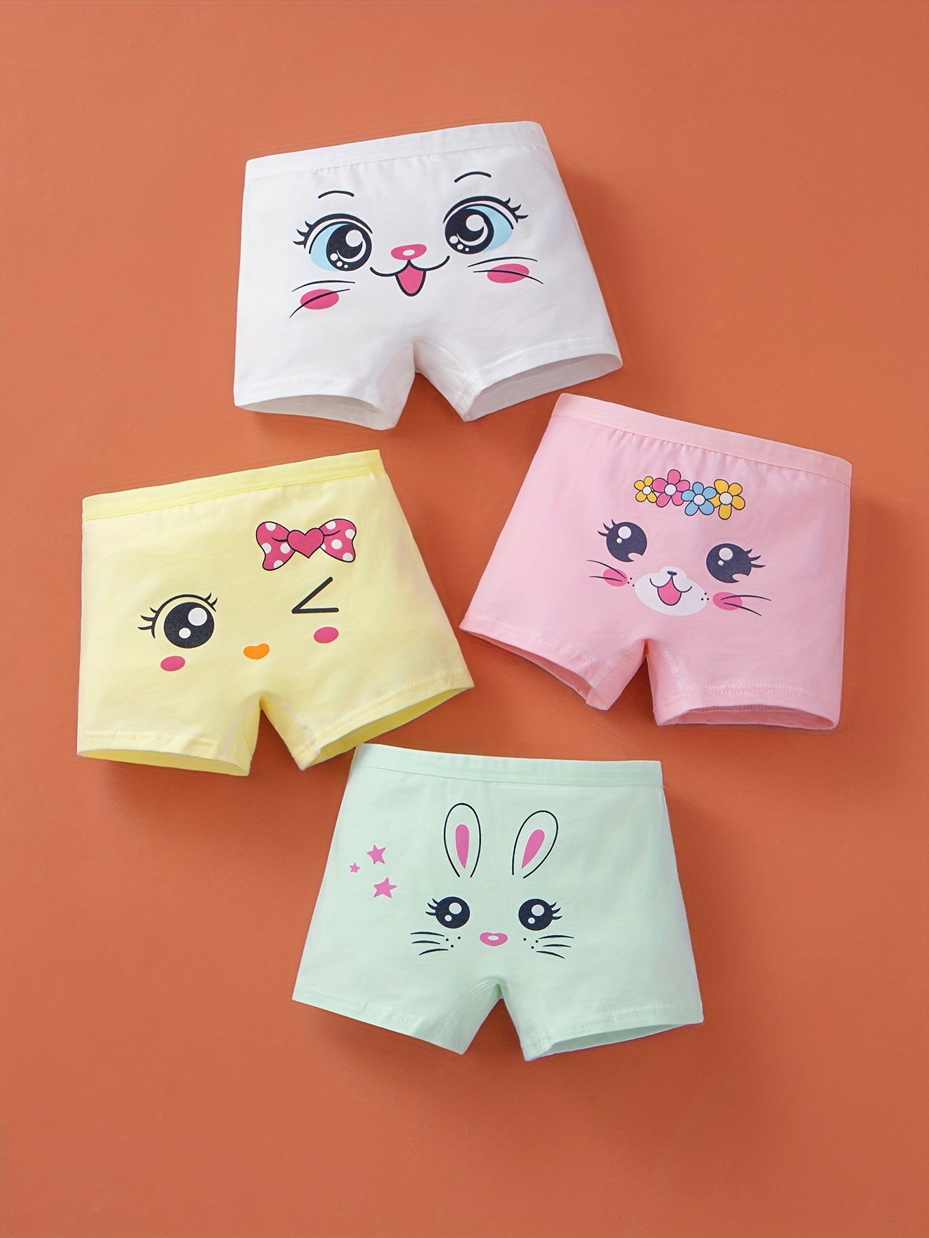 Girl's Pretty Little Princess Cartoon Graphic Shorts Knick - Temu Australia