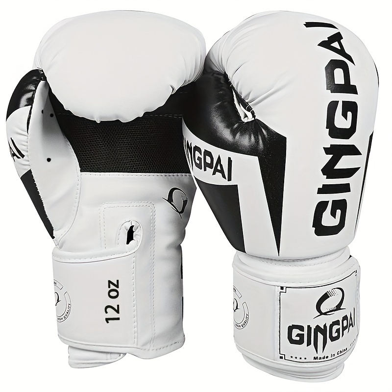 2 PAIRS 16 OZ BOXING TRAINING PRACTICE GLOVES w/ HEAD GEAR