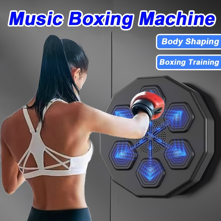 Smart Music Boxing Machine, Petit Et Délicat Tapis D'entraînement De Boxe,  Machine De Rétroaction De Coup De Poing, Adolescent Corps Moyen Adulte Pour