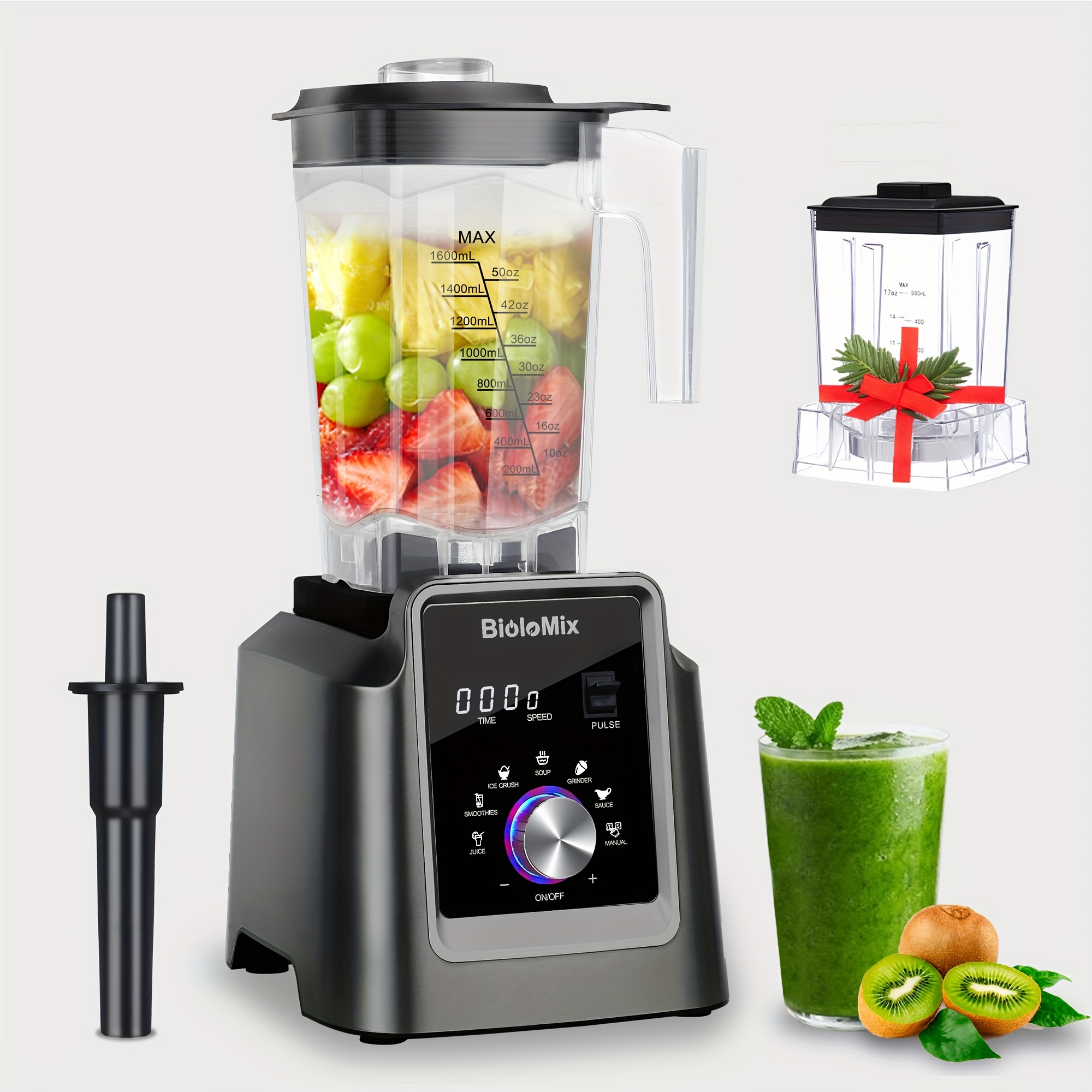 Heavy-duty Blenders Hotel and Restaurant Ice Crushers Food Processor  Commercial Household Smoothie Shake Blender