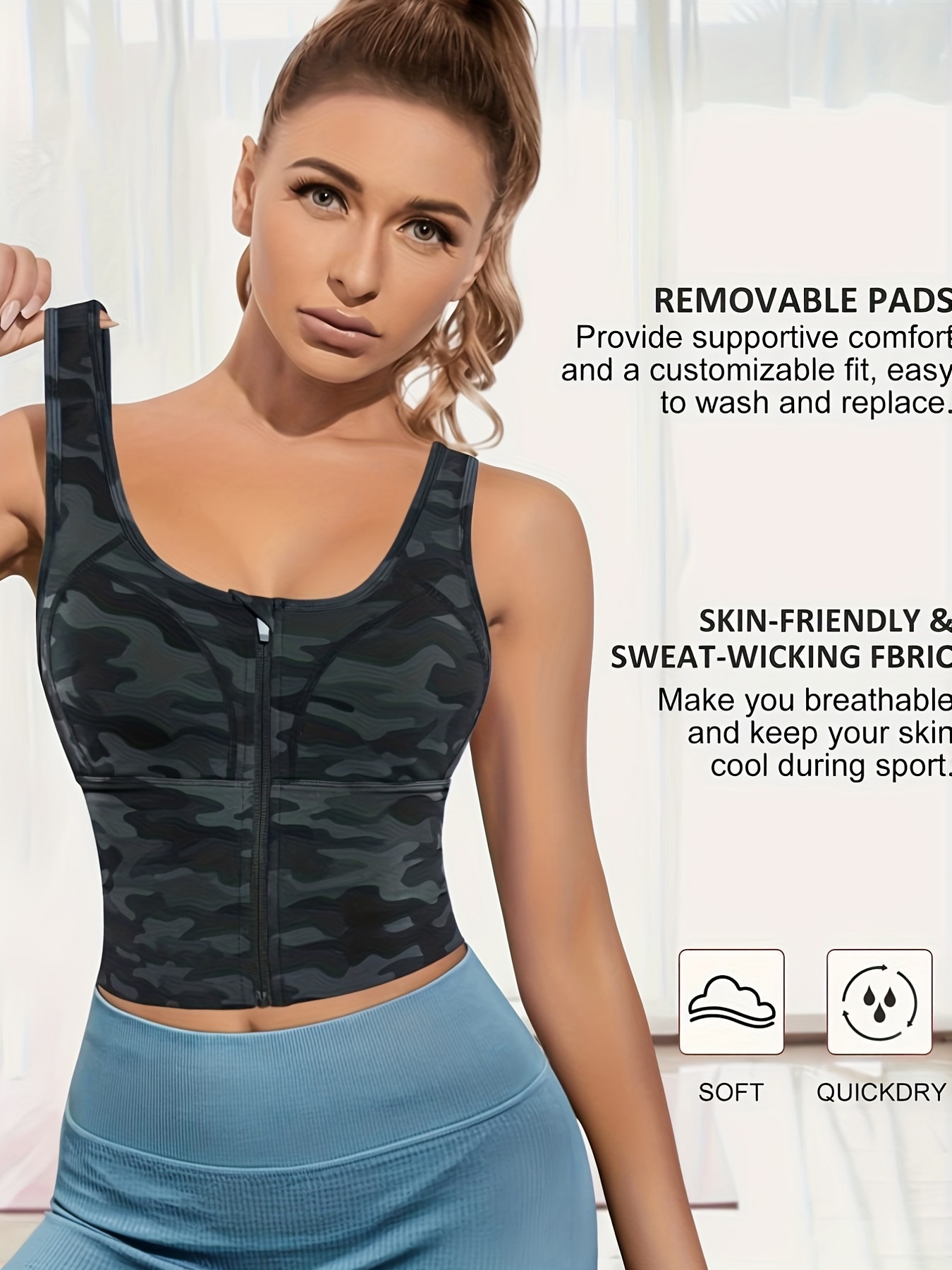 Women's Tie Dye Strappy Longline Sports Bra, Crisscross Back Medium Support  Padded, Workout Tank Yoga Crop Top