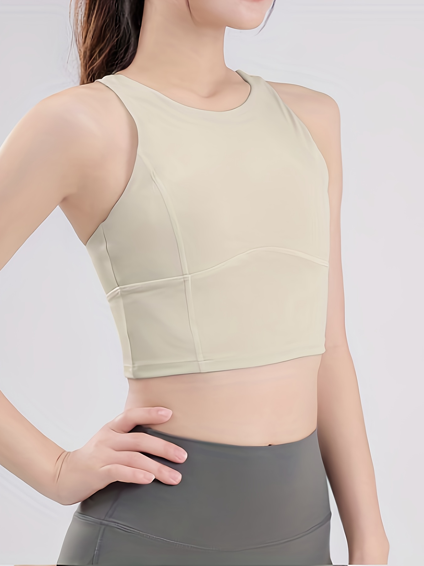 Women Breathable Chest Breast Binder Side Buckle Short Vest Tops Chest  Binder Underwear Tank Tops Wireless Chest Wrap Bandage