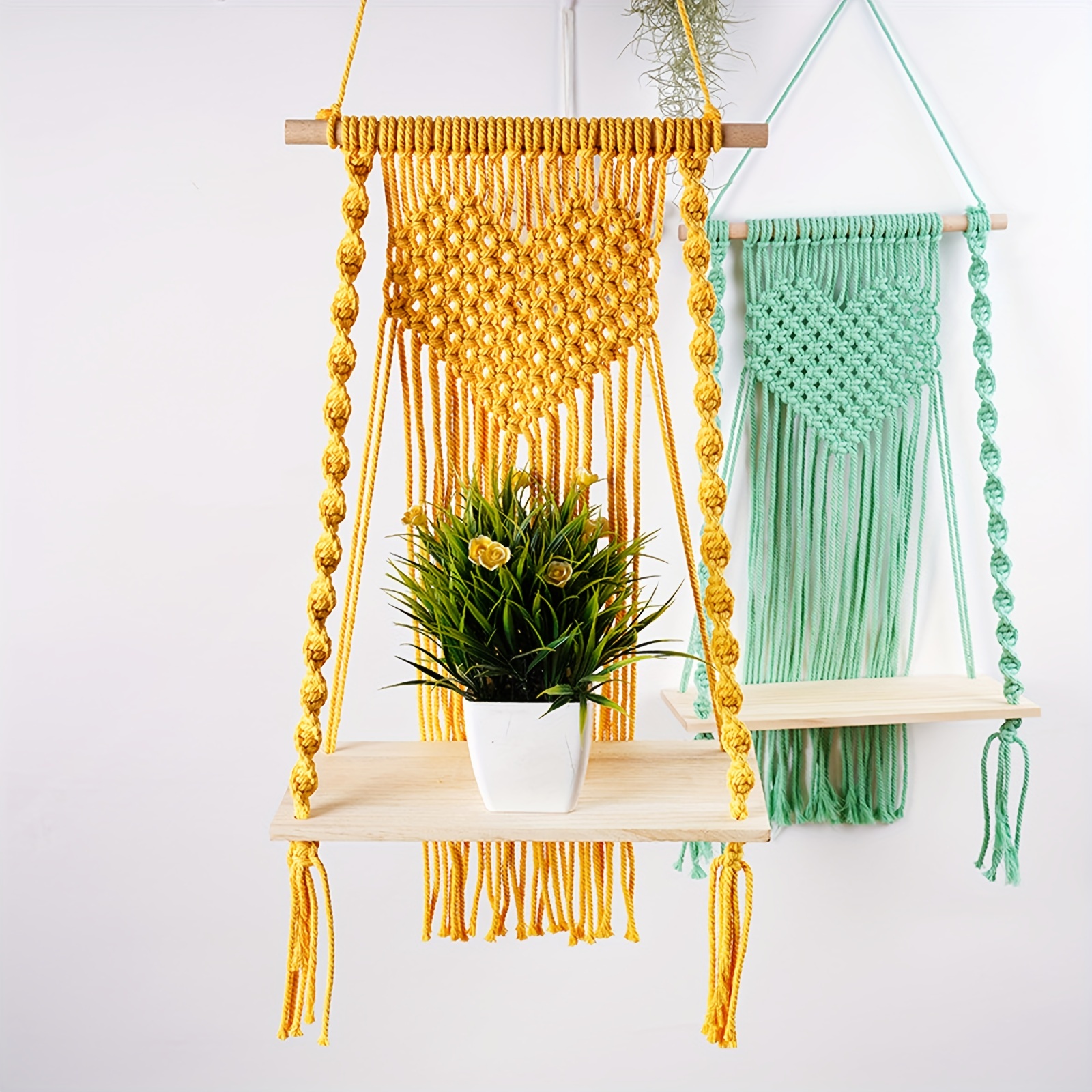 Flower Basket Wall Hanger - Temu