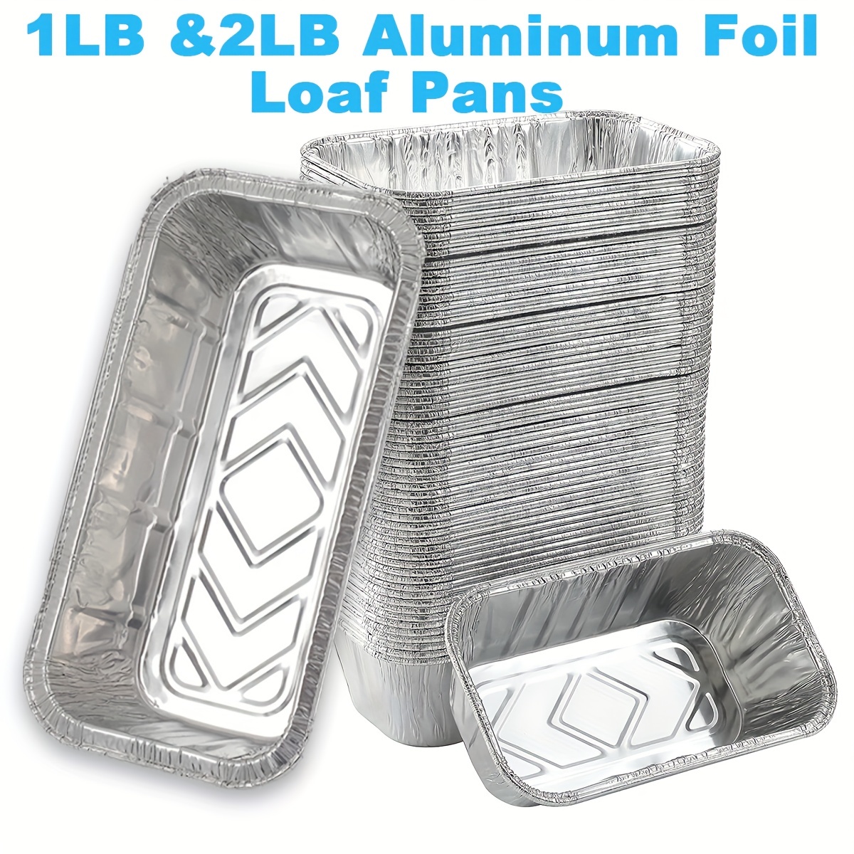 Heavy Duty Aluminum Foil Mini Loaf Pans Perfect For Baking - Temu