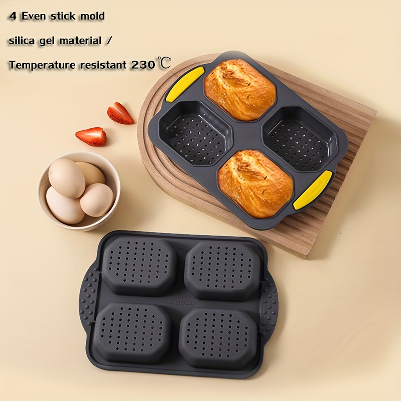 6 Cavity Financier Cake Baking Pan Breadstick Cornstick - Temu