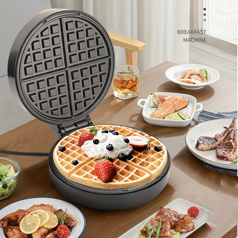 Valentines Day Heart Waffle Maker - Make 5 Heart-Shaped Waffles for Special  Breakfast- Nonstick Baker for Easy Cleanup, Electric Waffler Griddle Iron