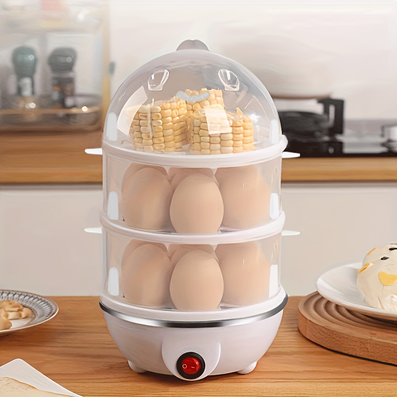 HEMOTON Cocedor de huevos para microondas, 2 piezas, forma de pollo,  microondas, cocer, 4 huevos, vaporizador para microondas, vaporizador de  huevos