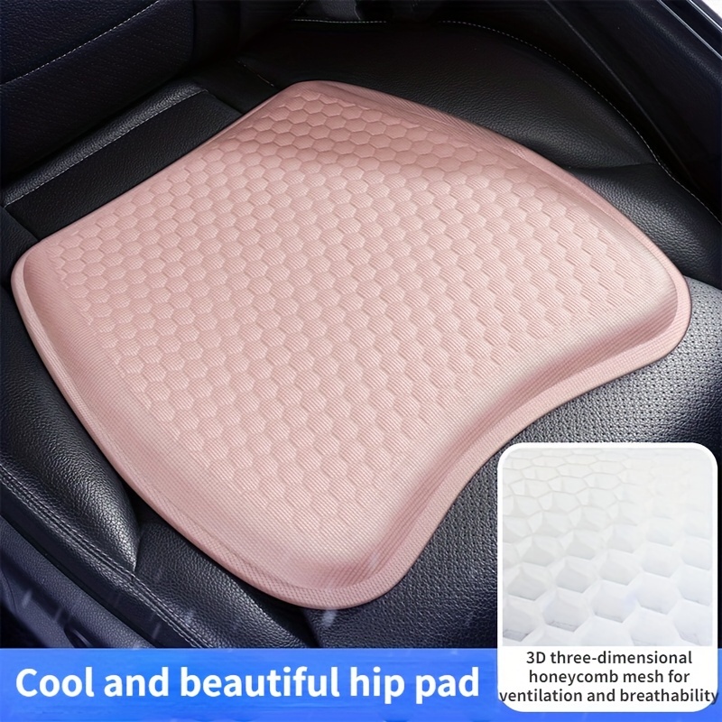 Sojoy Luxury Breathable Lumbar Back Support & Non-Slip Gel Seat Cushion  Truck Seat Cushion for Truck Driver Back Pain Bus Driver Seat Cushion  (2-Piece Set) (Black) 