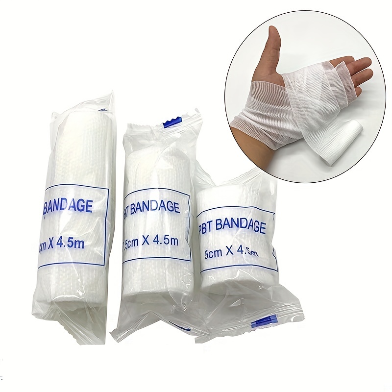 1 Roll Elastic Net Wound Dressing Net Tubular Bandage Mesh Tubing Tubular  Gauze Fix Breathable Bandage Retainer for Adults Wrist