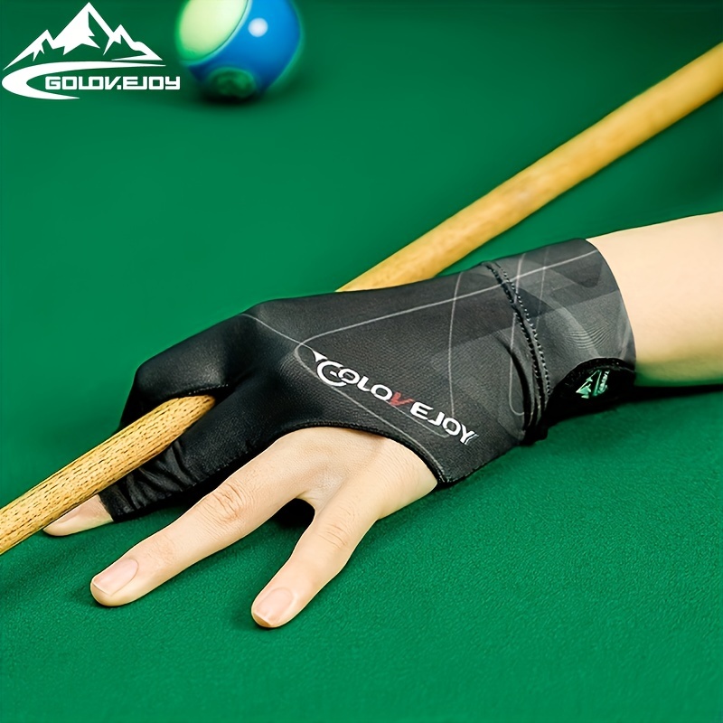 2pcs 3 Fingers Billiard Cue Pool Gloves Snooker Left Hand Nylon Accessories