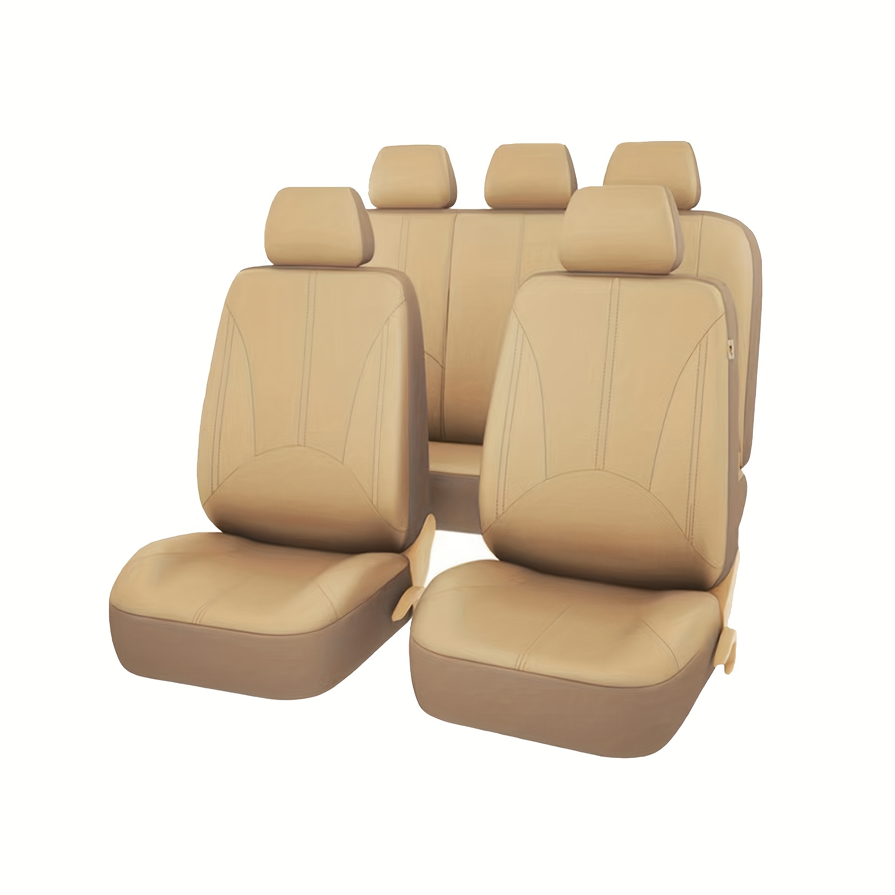 Universal Beige Auto Vorne Seat Cover Plüsch Sitzbezug Sitzauflage Sitzmatte