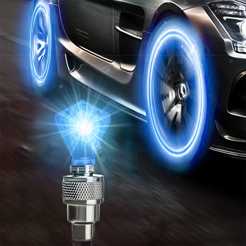 Absorb Light Before Use Fluorescent Tire Valve Cool Car Gifts Night Light  Car Wheel Universal Valve - Temu United Arab Emirates
