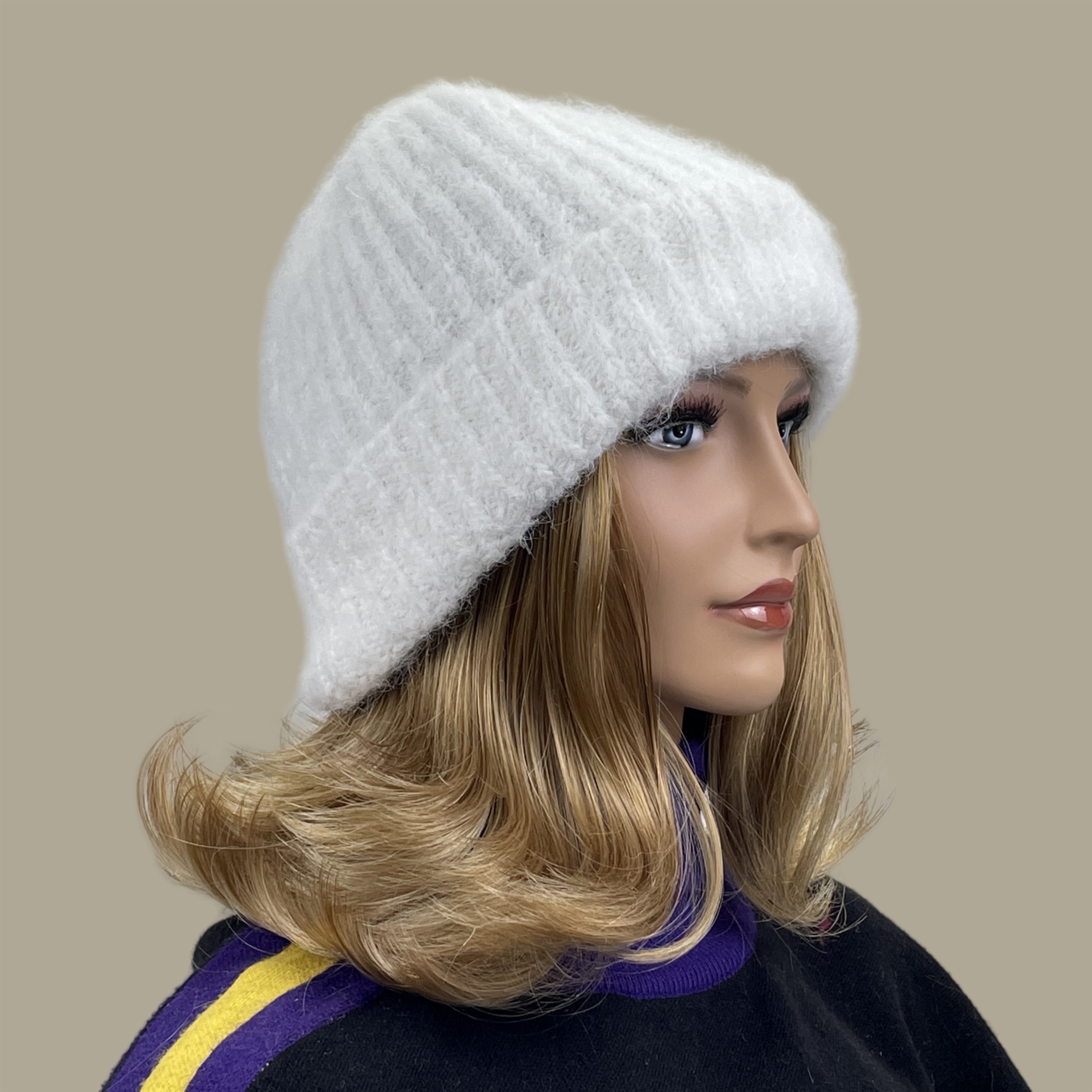 Camptrace Chapeaux d'hiver pour femme en tricot Slouchy Chapeau