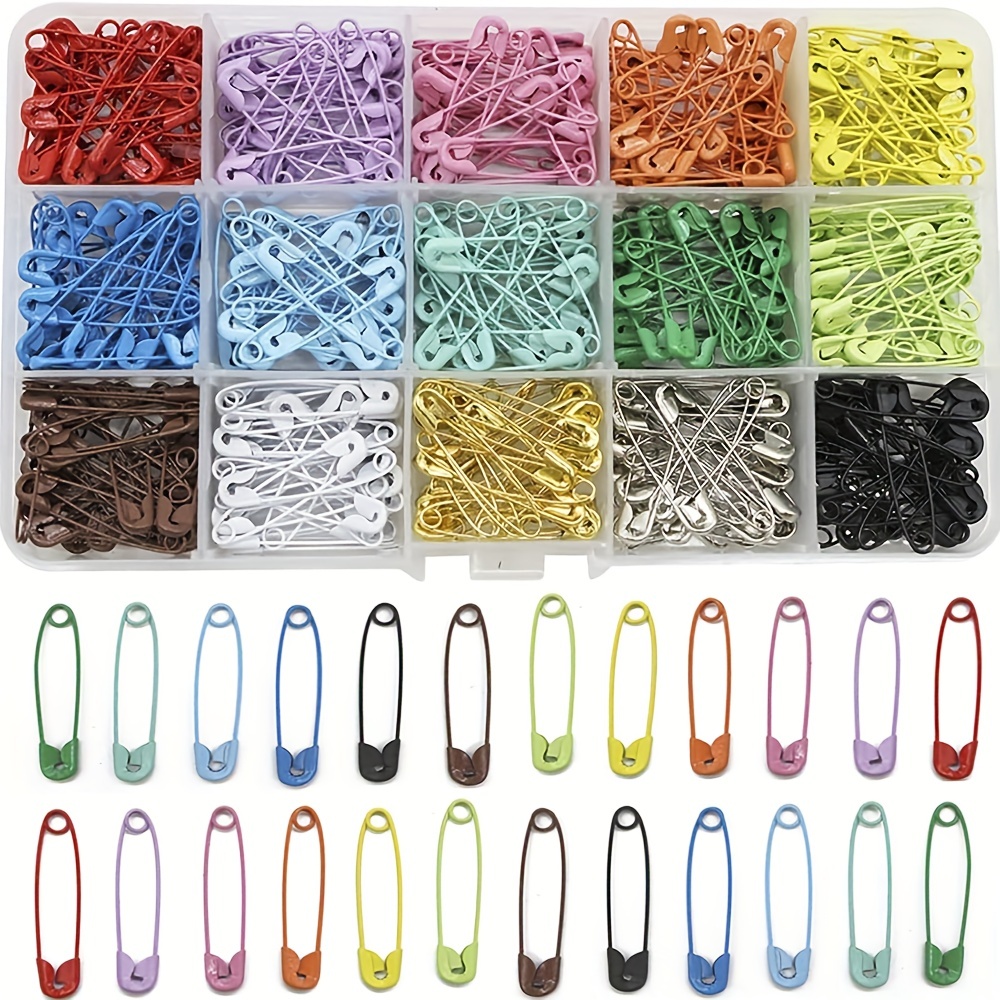 Bulb Metal Gourd Safety Pins 2.2cm Length Needle Fastener Closure