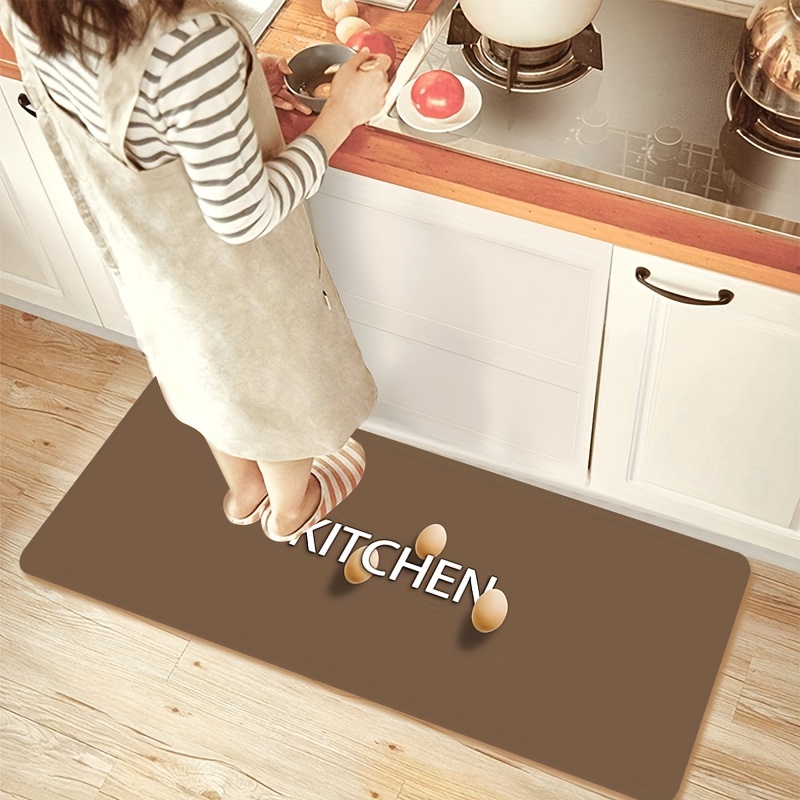 1 pièce lettre & Cafetière motif cuisine moderne en polyester antidérapant  Tapis de cuisine pour cuisine, Mode en ligne