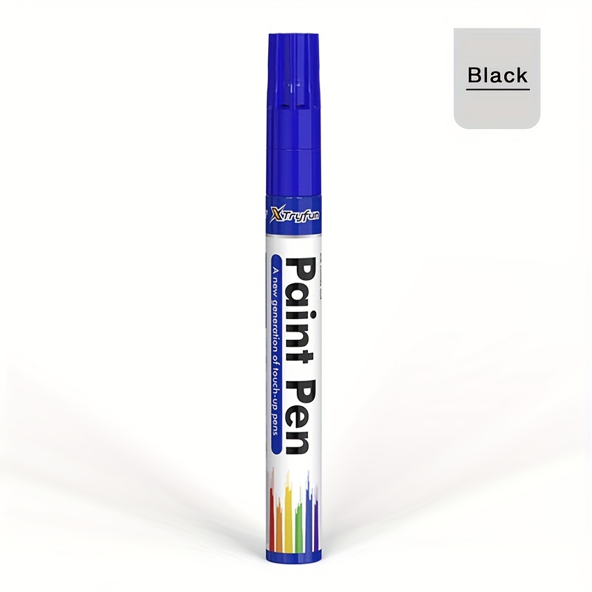 12 Fillable 2-in-1 Paint Touch-Up Applicator Pens, Brush Car