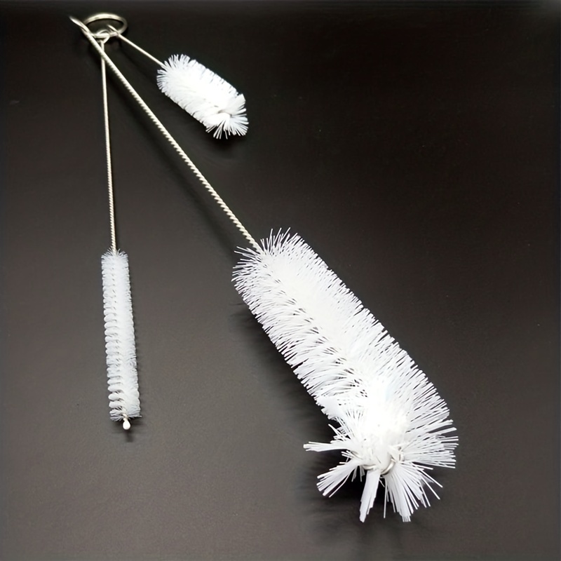 Long Straw Brush Silicone Pipe Cleaner: A Must-have Kitchen Gadget For  Cleaning Glass, Metal, And Silicone Pots! - Temu