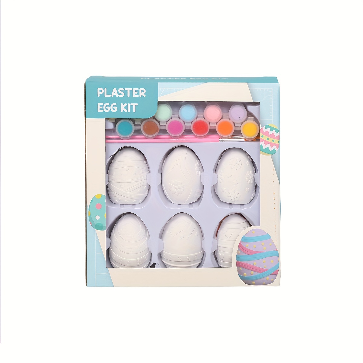 1 Unidad Juguete Yeso Huevos Pascua Kits Manualidades - Temu