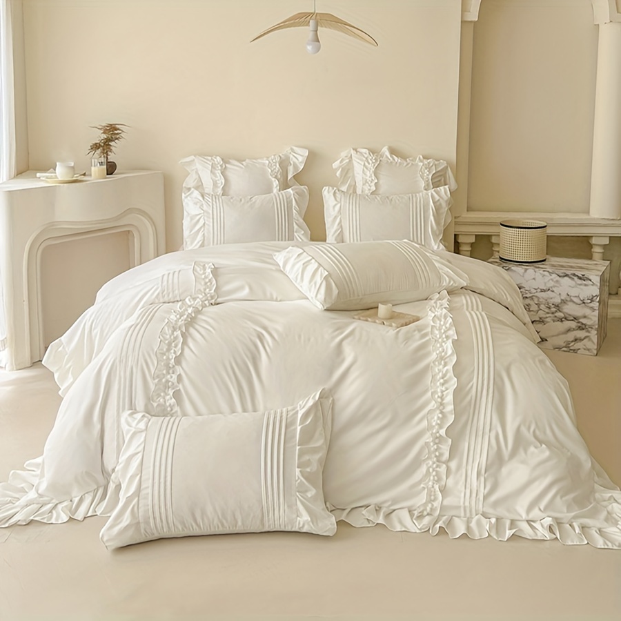 1pc Drap Plat Blanc, Drap Plat De Luxe Pour Chambre Dinvités Hôtel, Doux Et  Confortable, Haute Qualité Et Abordable