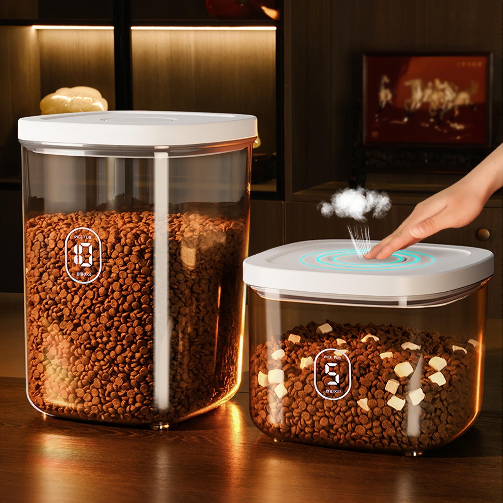 Rice Container, Multifunctional Grain Storage Box, Space Saving Storage  Containers For Rice, Cereals, Grains, Flours, Pet Food, Household Rice  Dispenser, Food Storage Jar, Home Kitchen Supplies - Temu