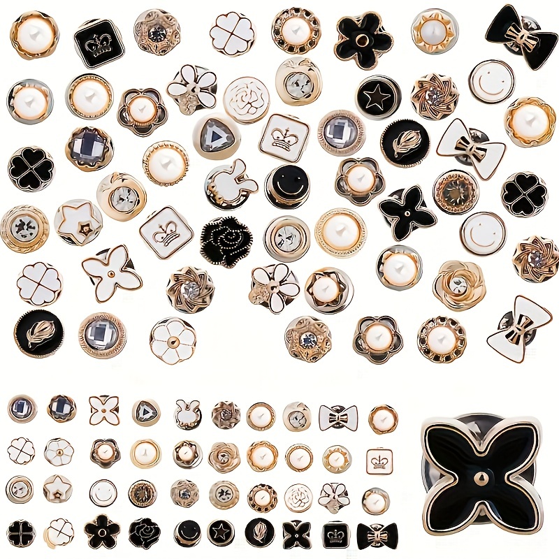  Brooches for Women, 30Pcs Enamel Lapel Pins Cute Enamel Lapel  Pin Set Mini Brooch Pins for Clothes Shirt Brooch Buttons Metal Locking Pin  Backs Cover Up Buttons